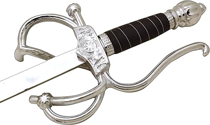 42" Spanish Medieval El Cid Rapier Sword with Scabbard 42" Spanish Medieval El Cid Rapier Sword with Scabbard