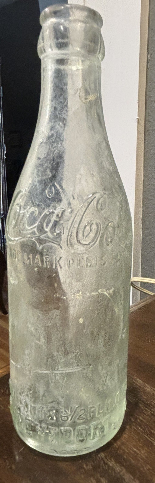 Antique Property Of  Coca-Cola Straight Side Bottle Shreveport, LA