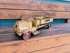 Vintage 1930's Steelcraft Mack Army Truck  Pressed Steel Toy 22" picture