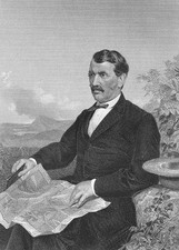 Africa Explorer Missionary Doctor DAVID LIVINGSTONE ~ 1872 Art Print Engraving picture
