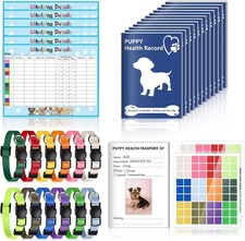 Puppy Whelping Supplies Kit Include 12 Puppy Shot Record Booklets 6 Record Ke... picture