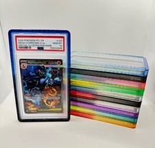 Graded Card Guard Case w/Clear Backplate For PSA Slabs 41 Colors Available picture