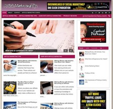 Article Marketing Instant Blog with an Exclusive Theme - Business For Sale picture