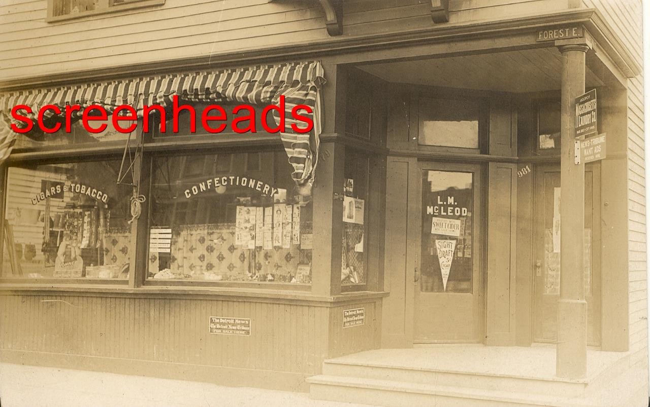 C1910 RPPC PHOTO "Cigars & Tobacco Confectionery Store" VG C1910 RPPC PHOTO "Cigars & Tobacco Confectionery Store" VG