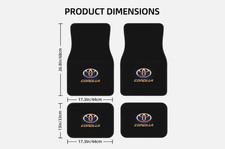 TOYOTA COROLLA 4PCS Car Floor Mats Auto Carpets Interior Trim Accessories picture
