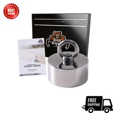2000lb 360° Fishing Magnet, Heavy Duty N52 for Treasure Hunting picture