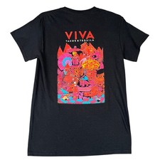 Viva Tacos Tequila Charleston SC Souvenir Food Travel Shirt S Mens picture
