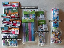 Assorted Superhero Party Favors, Trick-or-Treat, Back To School - 48 Sets/240pcs picture