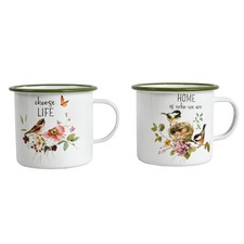 Enamel Mugs Set Gift Idea for Parents Friends Housewarming picture