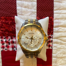 Citizen Eco-Drive Two-Tone Chronograph Date Men’s 42mm 100m Analog Watch picture