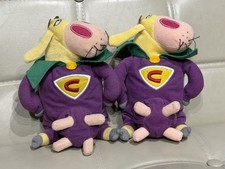 2000s Cow And Chicken Soft Toy Super Cow Plush Vintage Cartoon Network Both picture