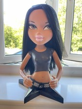Vintage Bratz Stylin’ Head-Forever Diamondz Funky 14" Fashion Makeover Jade 2002 picture