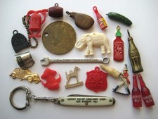 Vintage Advertising Promo Giveaway Keychain Charm Lot Liquor~Food~Cigar++ picture