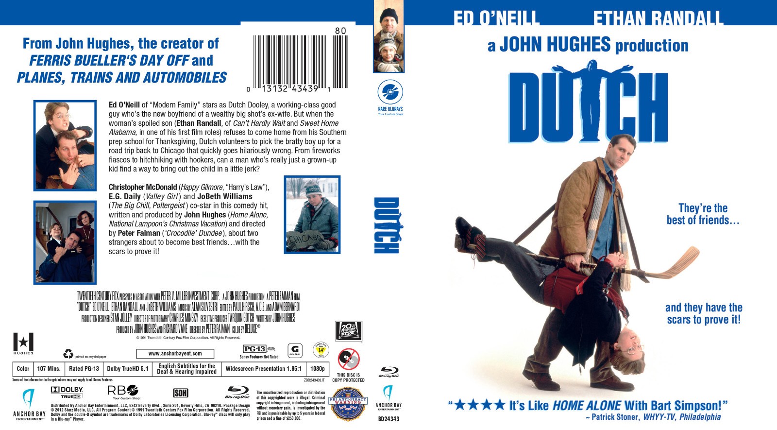 DUTCH CUSTOM BLURAY