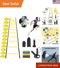 Versatile Speed Training Equipment for Kids, Teens & Adults - 20ft Agility Set picture