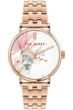Ted Baker Ladies Phylipa Quartz White Floral Dial Watch - BKPPHS125 NEW picture