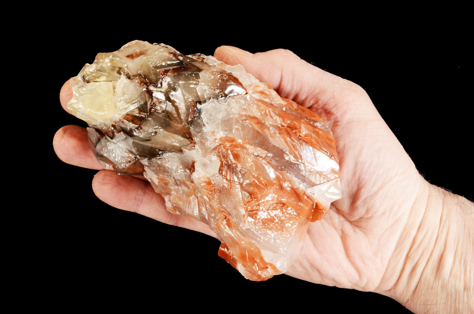 RAINBOW CALCITE 5" 2 Lb Natural Rock Mineral Specimen Chakra Healing Crystal RAINBOW CALCITE 5" 2 Lb Natural Rock Mineral Specimen Chakra Healing Crystal