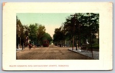 Allan Gardens & Sherbourne Street Toronto Canada Vintage Postcard picture