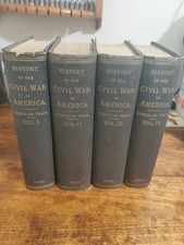 HISTORY OF THE CIVIL WAR IN AMERICA - Comte de Paris - 1875 - 4 vol picture