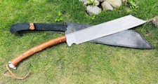 Handmade Fixed Blade Knife Machete-Sword Balance Tempered-Sharpen-Ready to use picture