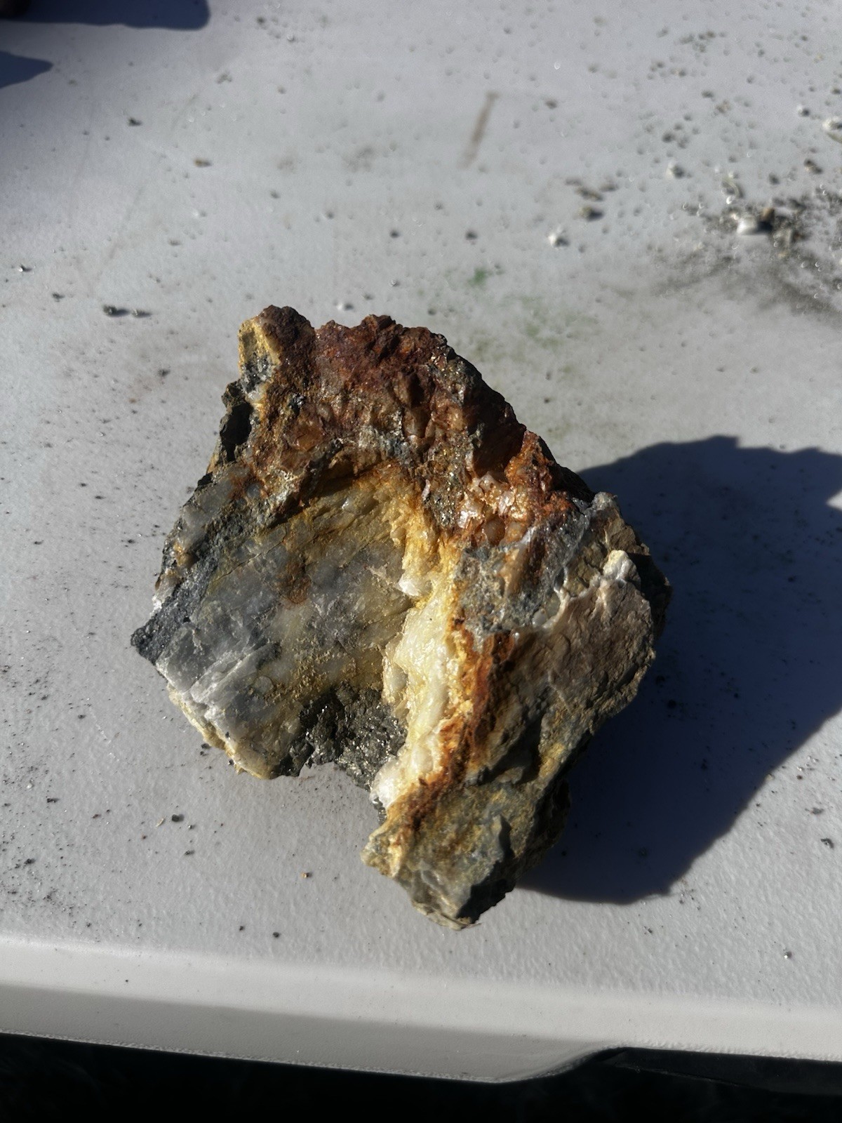 Gold And Silver Ore From A Montana Gold Mine
