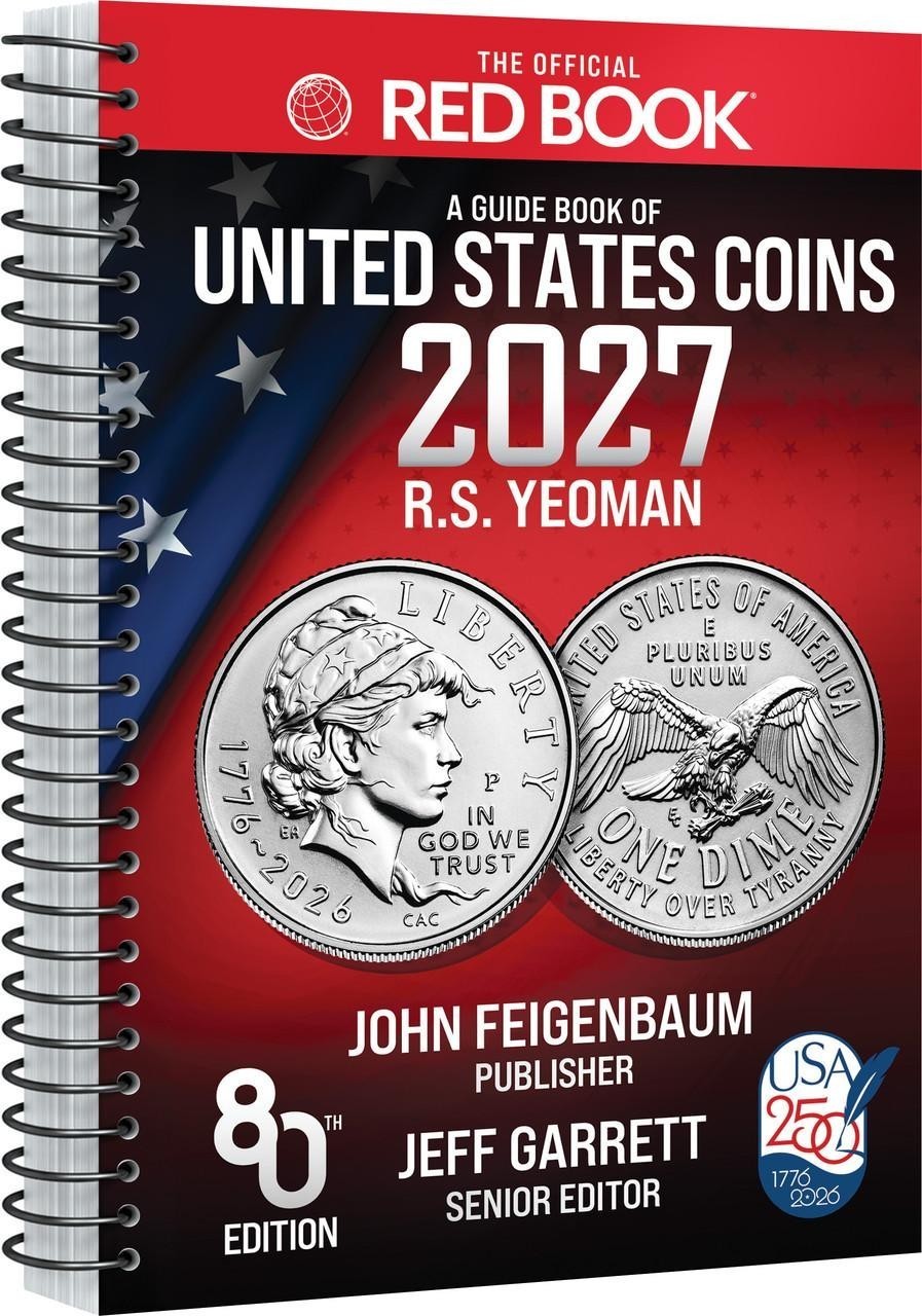 New 2027 Official Red Book Guide Of US Coins Price List Catalog Spiral 80th New 2027 Official Red Book Guide Of US Coins Price List Catalog Spiral 80th
