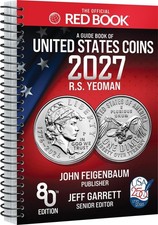 New 2027 Official Red Book Guide Of US Coins Price List Catalog Spiral 80th picture