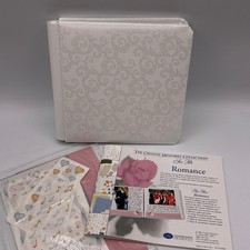 Creative Memories Romance Scrapbook Album Kit White Damask Wedding picture
