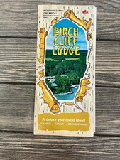 Vintage Birch Cliff Lodge Dryden Ontario Brochure Canada Travel Fishing Resort picture