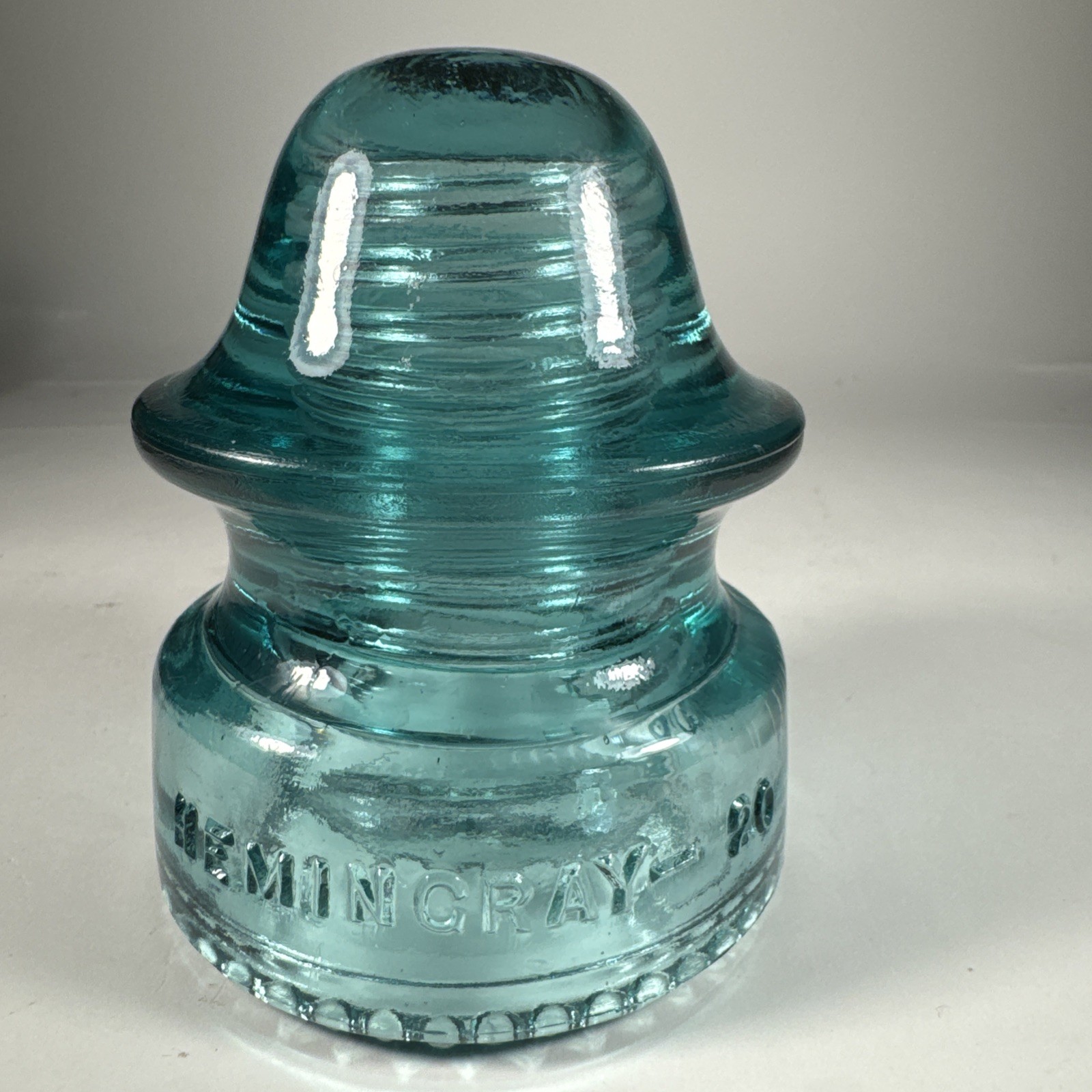 Vintage CD-164 light Aqua Hemingray - 20 Insulator