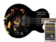 Cheap Trick Signed Custom Live Budokan Les Paul Guitar Nielsen Zander x3 JSA COA picture
