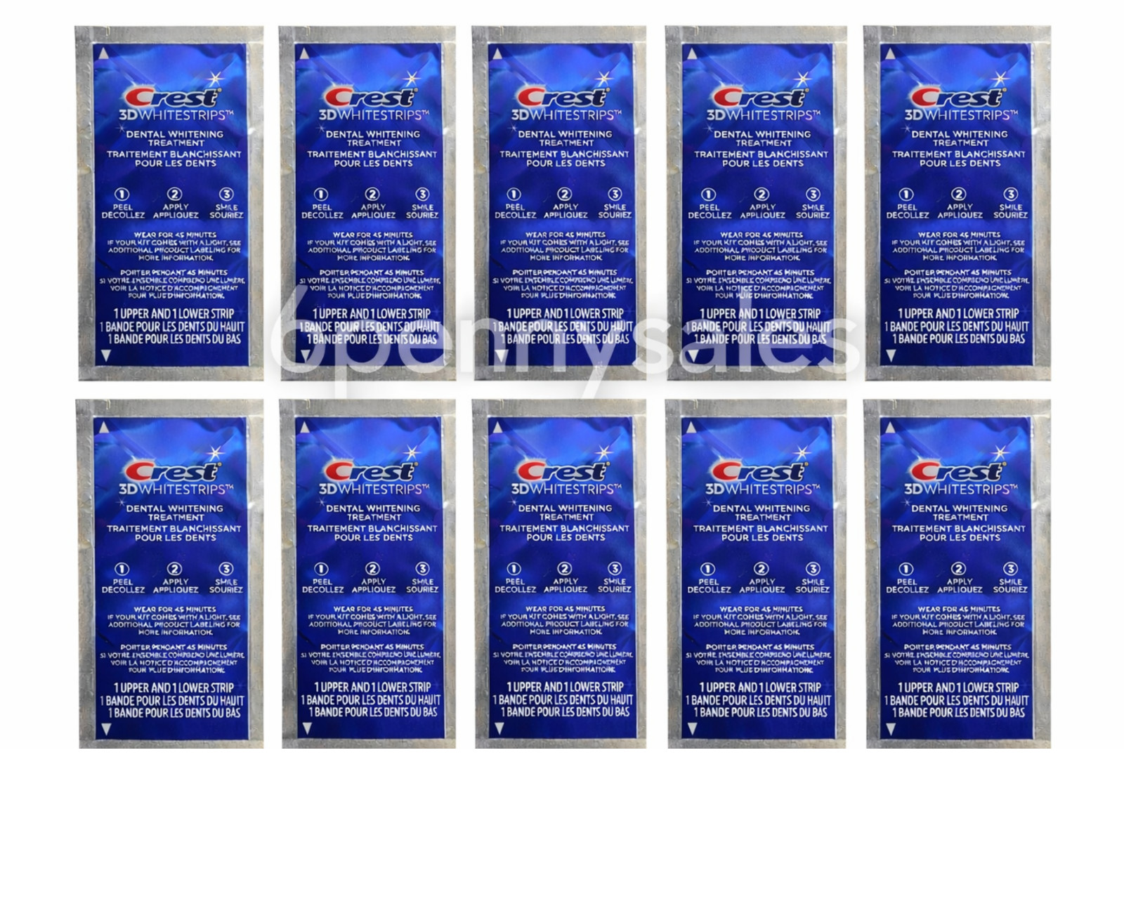 Crest 3D Whitestrips Professional Effects 10 Pouches 20 Strips Teeth Whitening K Crest 3D Whitestrips Professional Effects 10 Pouches 20 Strips Teeth Whitening K