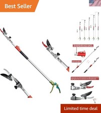 Pruner for Garden, Cut Upto 1 Inch & Hold Telescopic Pole Pruner, Fruit Picke... picture