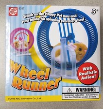 NewHappy Hamster Pet with WHEEL RUNNER Battery Operated Kid's Toy -Purple picture