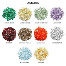 Wholesale Faceted Gemstones, 100% Natural Semi-Precious Loose Gems, 4-8mm picture