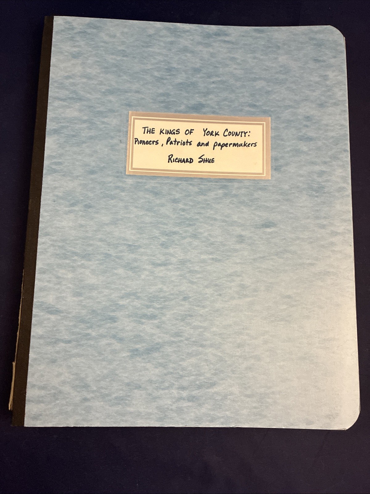 King Family Of York County PA Genealogy By Richard Shue Circa 1960 King Family Of York County PA Genealogy By Richard Shue Circa 1960