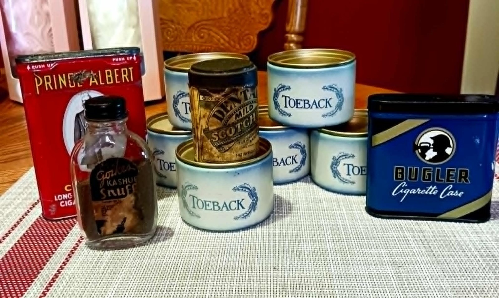 Vintage Tobacco and Snuff Containers Vintage Tobacco and Snuff Containers
