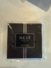 Lot Of  5 Nest Candle 8.1 oz Silver Collection Lid Only picture