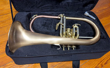 ACB Flugelhorn | Modern Brushed Brass/Satin Finish | Case |  With Yamaha 14F4 picture