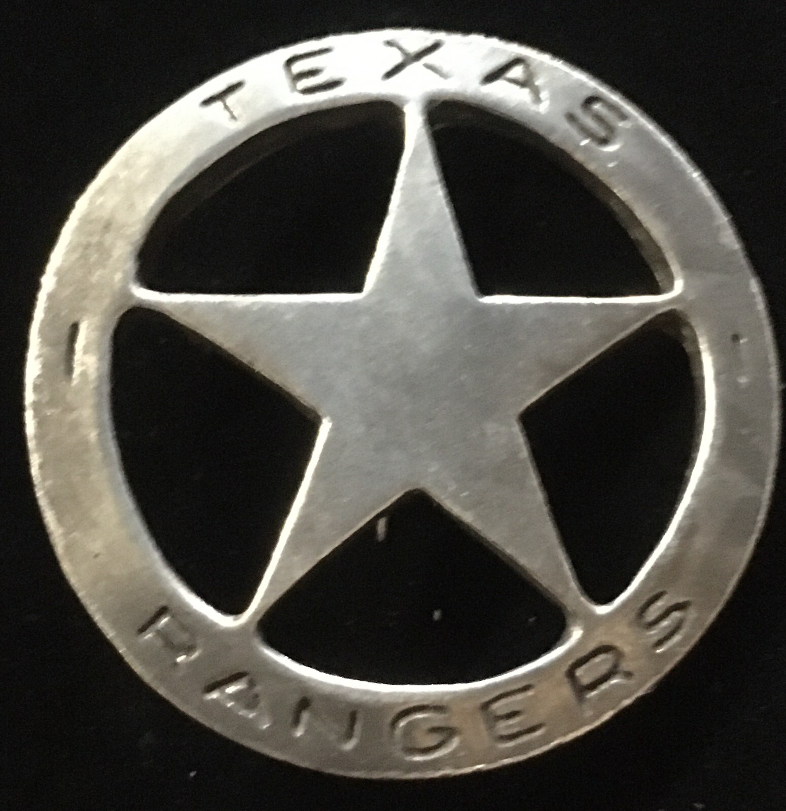 Texas Rangers Star Old West Historic Replica Badge Cast Pewter Made In The USA Texas Rangers Star Old West Historic Replica Badge Cast Pewter Made In The USA