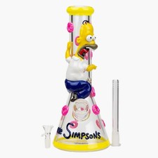 Cartoons Glass Water-Pipe Beaker 14mm Bowl Glass Smoking Pipe - USA picture