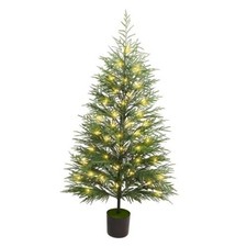 5FT Norfolk Pine Artificial Christmas Tree with Lights Norfolk-5FT picture