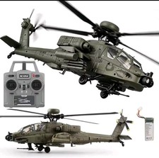 RC ERA C170 Apache Military Brushless RC Helicopter 1:48 6CH Optical Flow - RTF picture