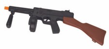 19.5" Tommy Gun Toy Plastic Thompson Machine Gangster Costume Accessory Noise picture