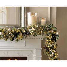 Member's Mark 9' Pre-Lit Decorated Garland picture