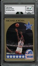 1990 NBA Hoops #5 All Star Game Michael Jordan GRADED 10 GEM MINT HOF Bulls picture