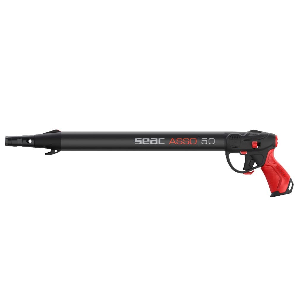 Seac Asso C/R, Pneumatic Speargun with Regulator, 75 cm, Black Seac Asso C/R, Pneumatic Speargun with Regulator, 75 cm, Black