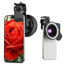 APEXEL Upgraded Professional Macro Lens for Smartphone with Ring Light picture