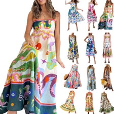 Spring Women's New Style Elegant High Waist Printed Strap Casual Fashion Dress picture