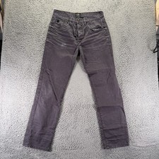 Marc Ecko Jeans Mens 32x32 Gray Cotton Denim Straight Button-Fly Workwear Travel picture